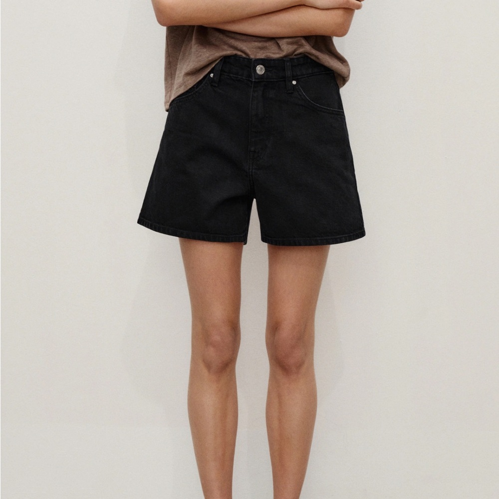 Mango High-rise Jean Shorts